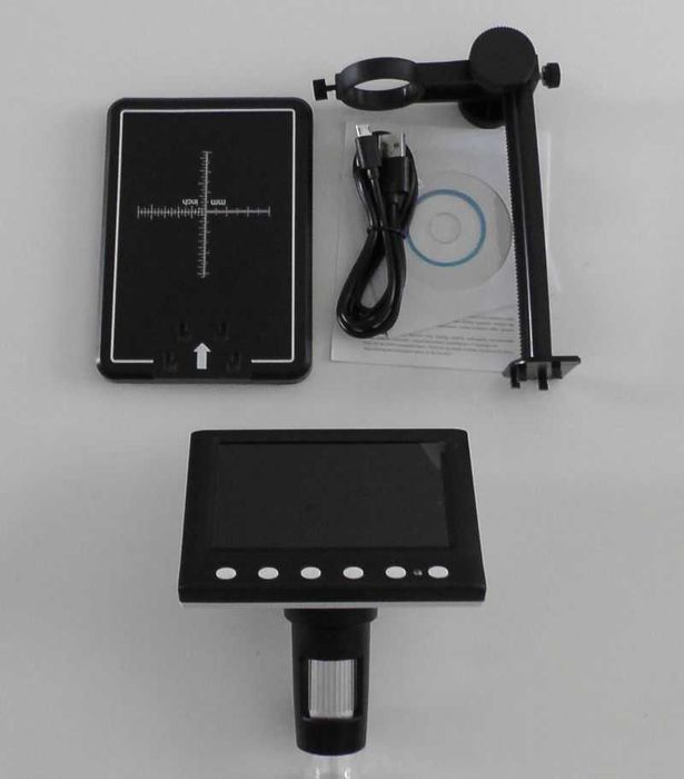 Mikroskop serwisowy cyfrowy 40-1000X z LCD 4,3 cala