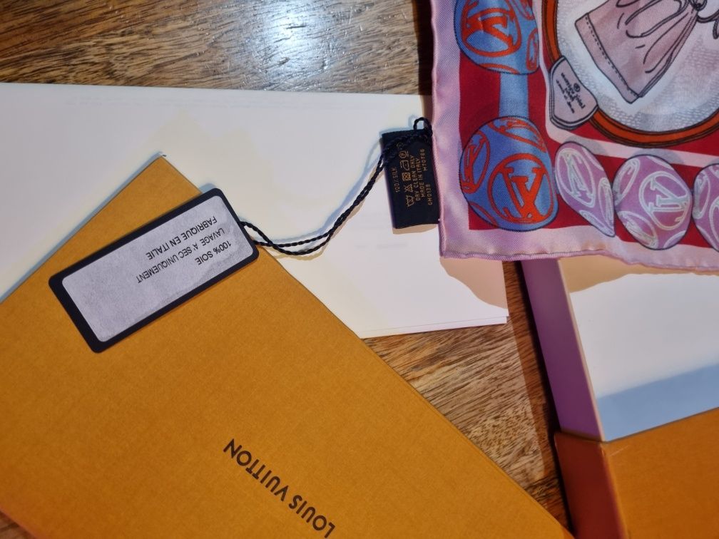 Nowa Louis Vuitton Chusta Pinball LV Square M70786