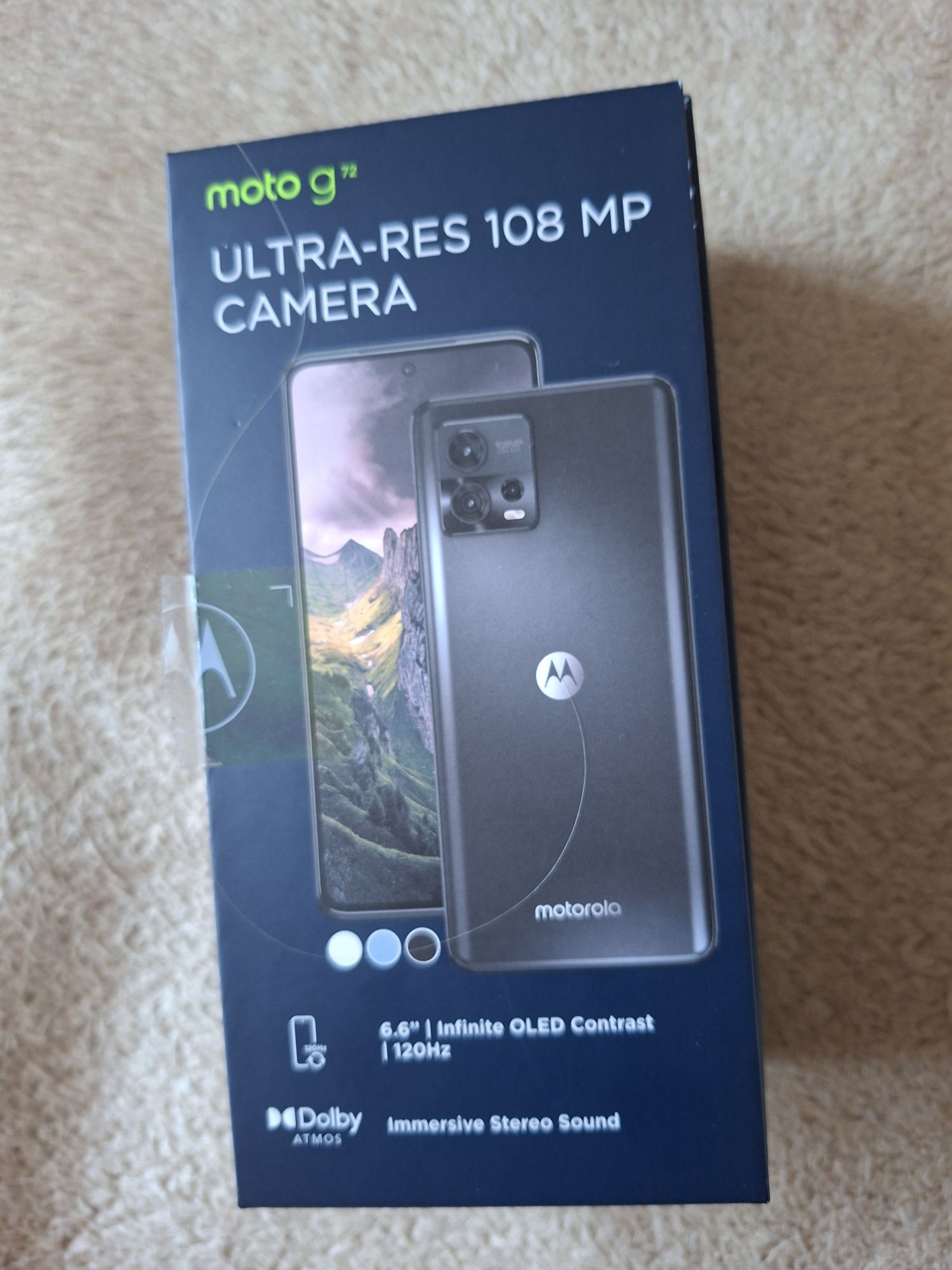 Nowy Oryginalny smartfon Motorola Moto G72 z polskim menu z Polski