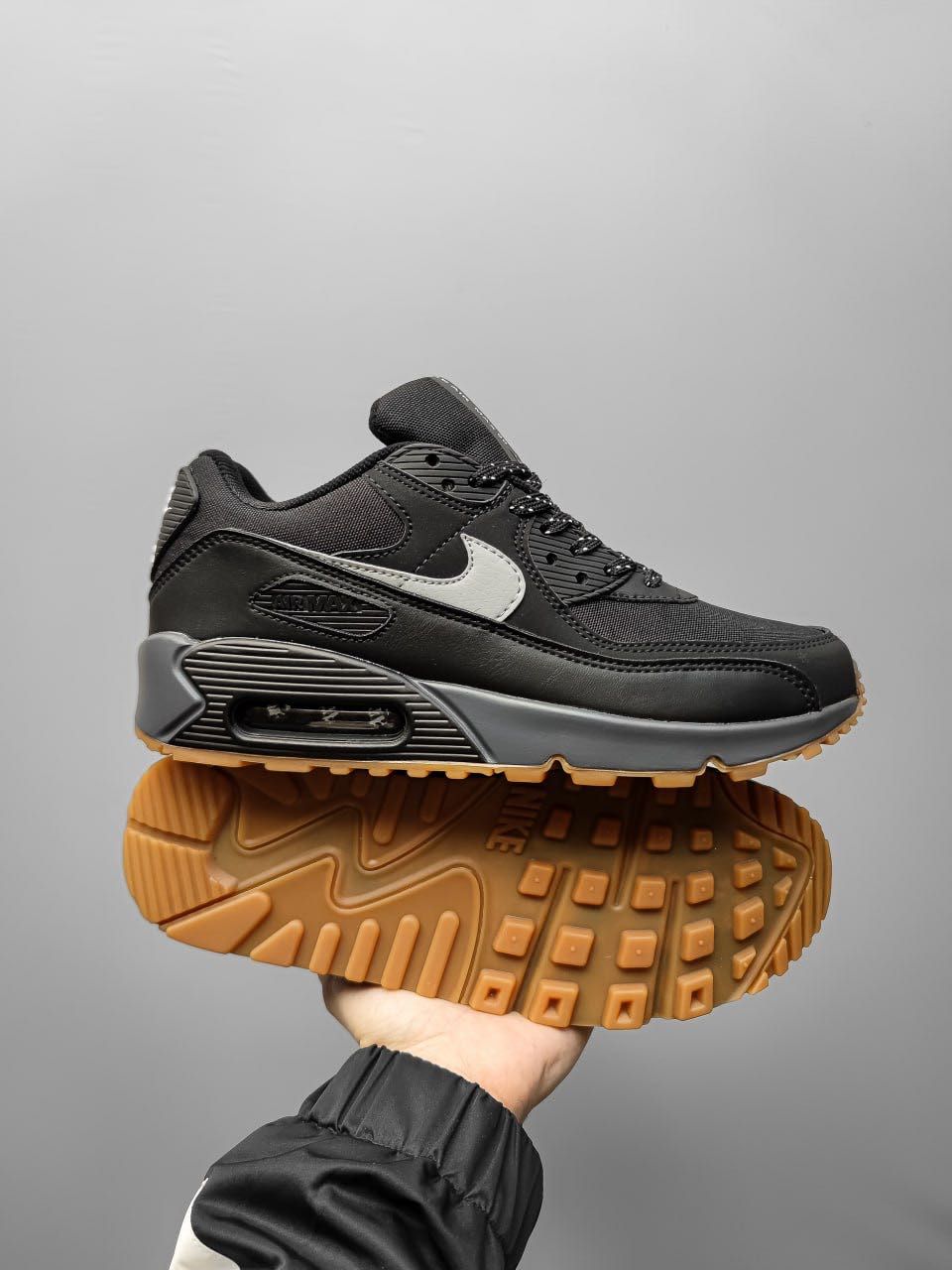 Кросівки Nike Air Max 90 Black Gum, кросовки Найк Аір Макс 90 чорні