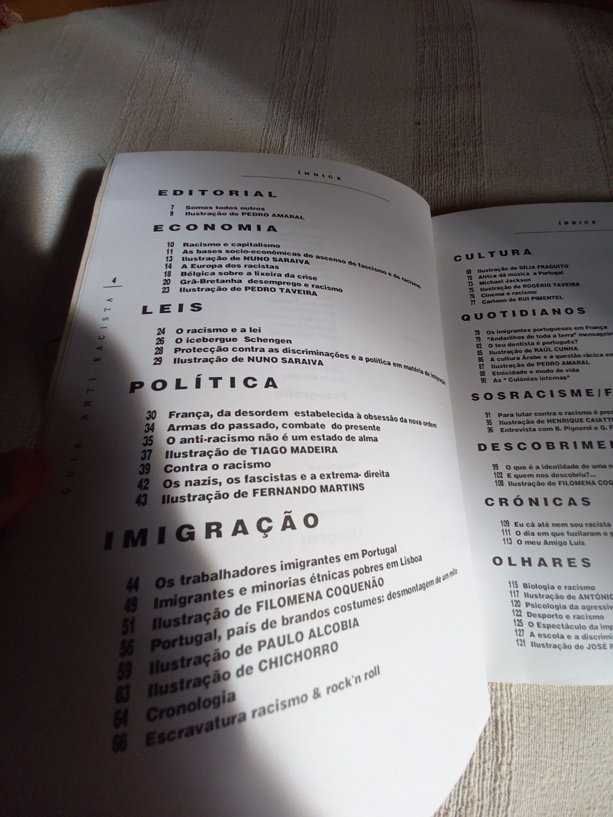 Revista Guia Anti racista da SOS Racismo