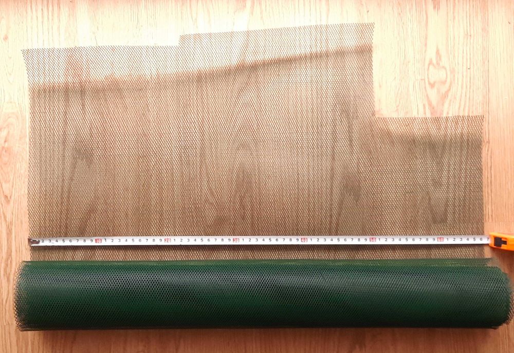 Siatka plastikowa SOTEX zielona 230 x 66 cm, oczko ok. 2x3 mm