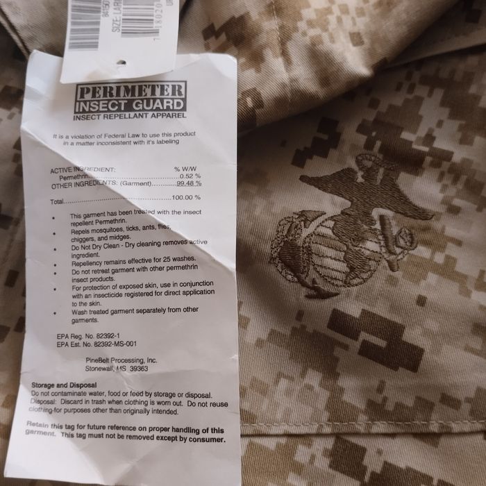 Комплект уніформи Корпусу Морської Піхоти США (USMC) FROG Marpat Deser