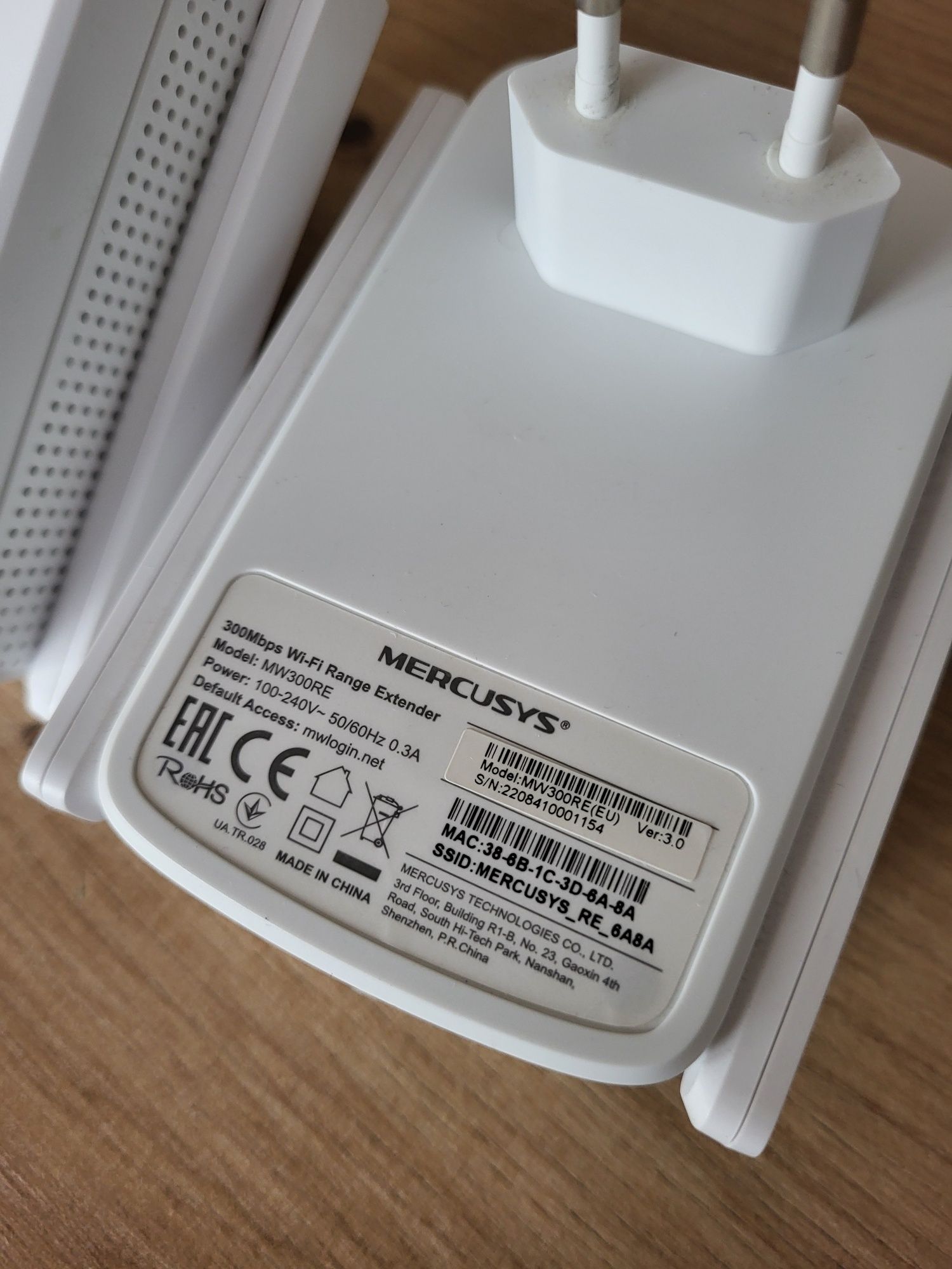 Wzmacniacz WiFi Extender 300Mbps Mercusys 2szt.
