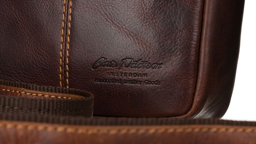 skórzana torba męska do pracy — peterson