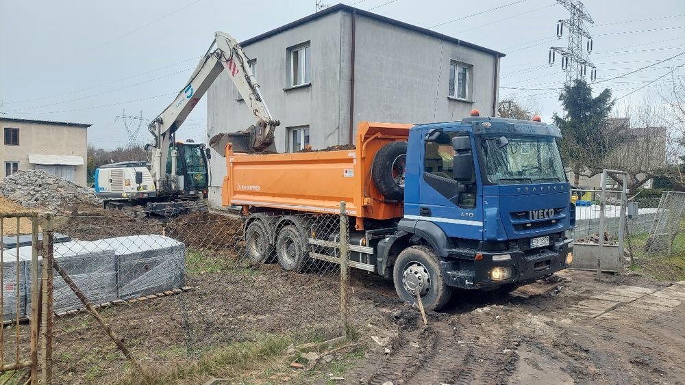 Usługi koparko ładowarką