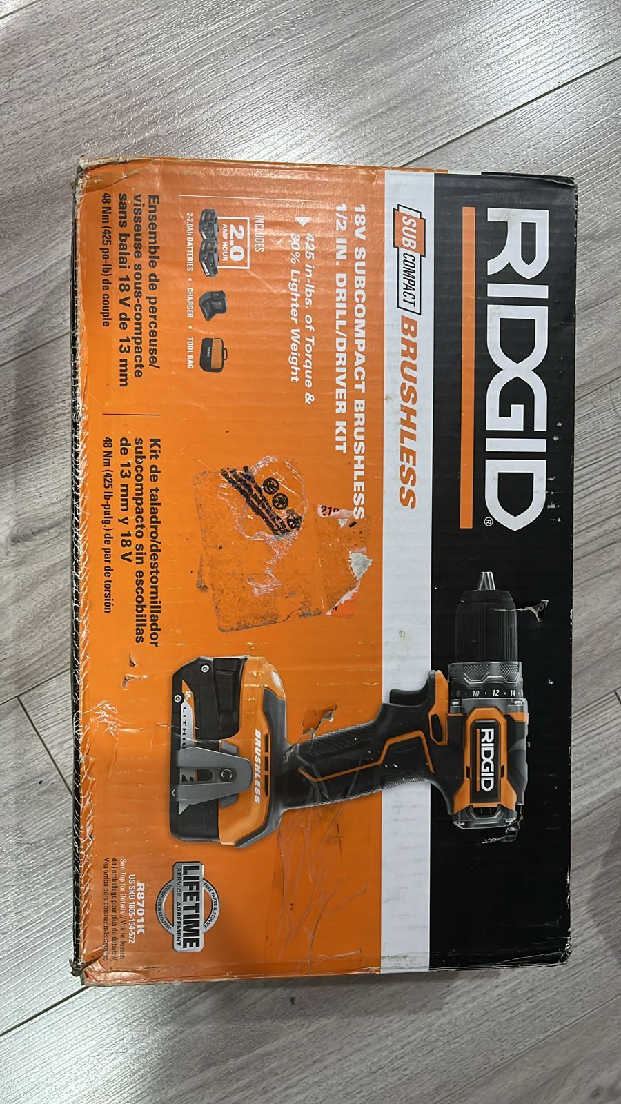 Ridgid  інструмент Б/у та новий!