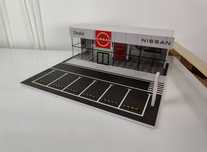 Diorama Makieta Serwisu Nissan na Modele Hot Wheels MINI GT KAIDO