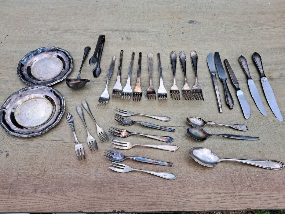 Sztućce stołowe nie kompletne