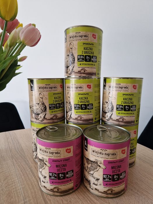 Mokra Karma Wiejska Zagroda Kaczka z Gruszką - 7 szt.