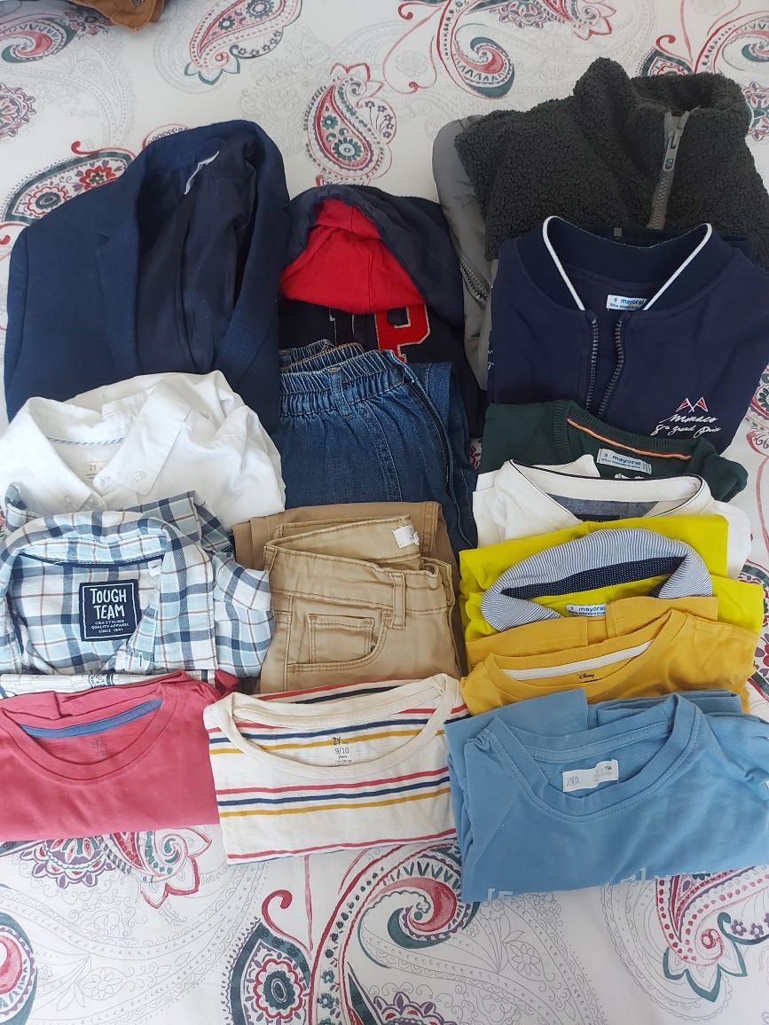 Lote roupa menino - 9/10 anos - Várias Marcas