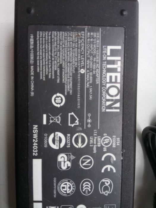 Зарядка для ноутбука 19V -  4.74A