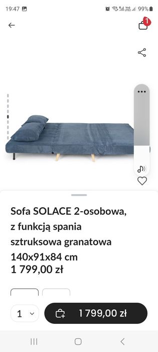 Kanapy Solance Homla