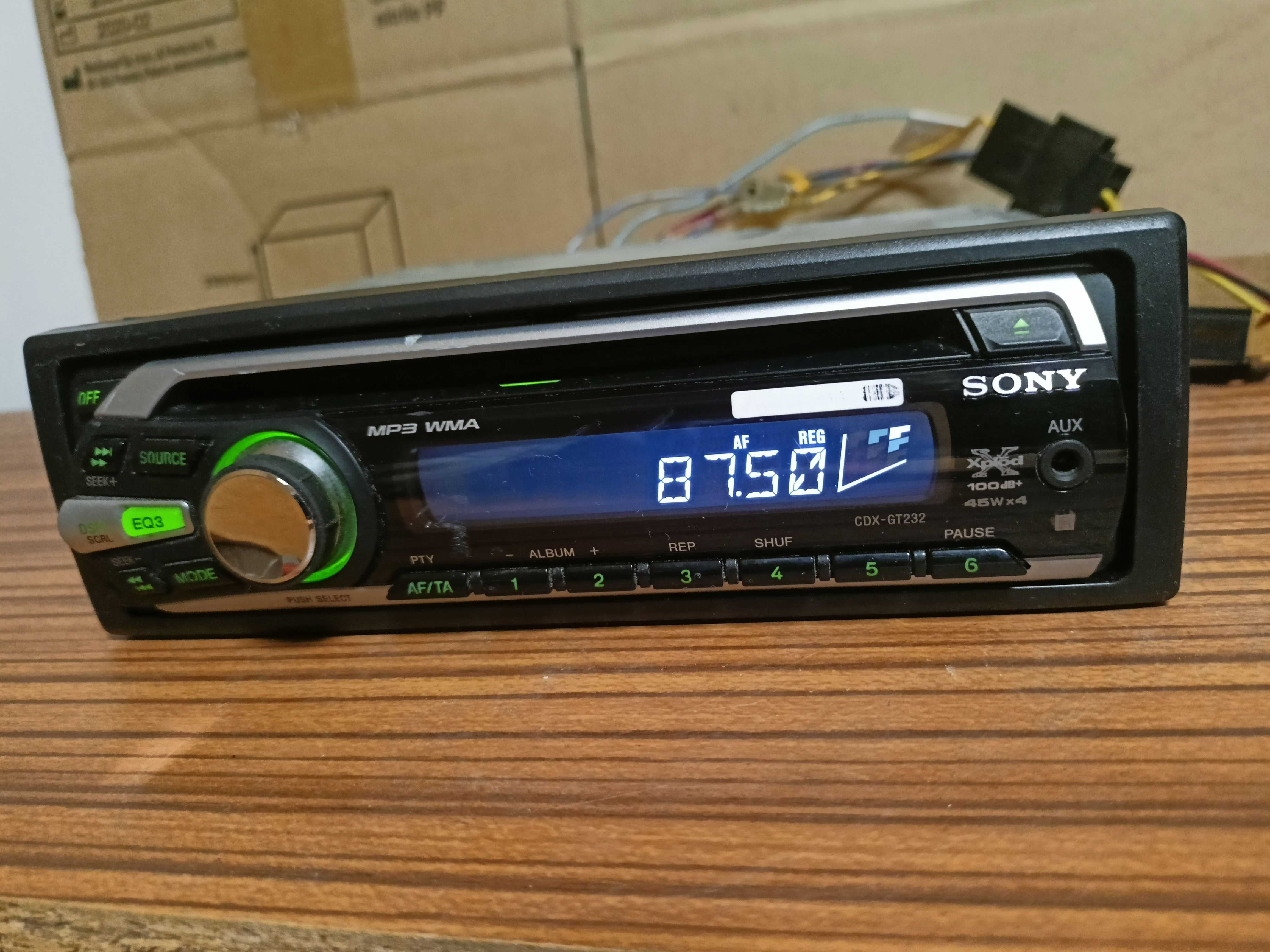 radio sony cdx-gt232 cd mp3 aux