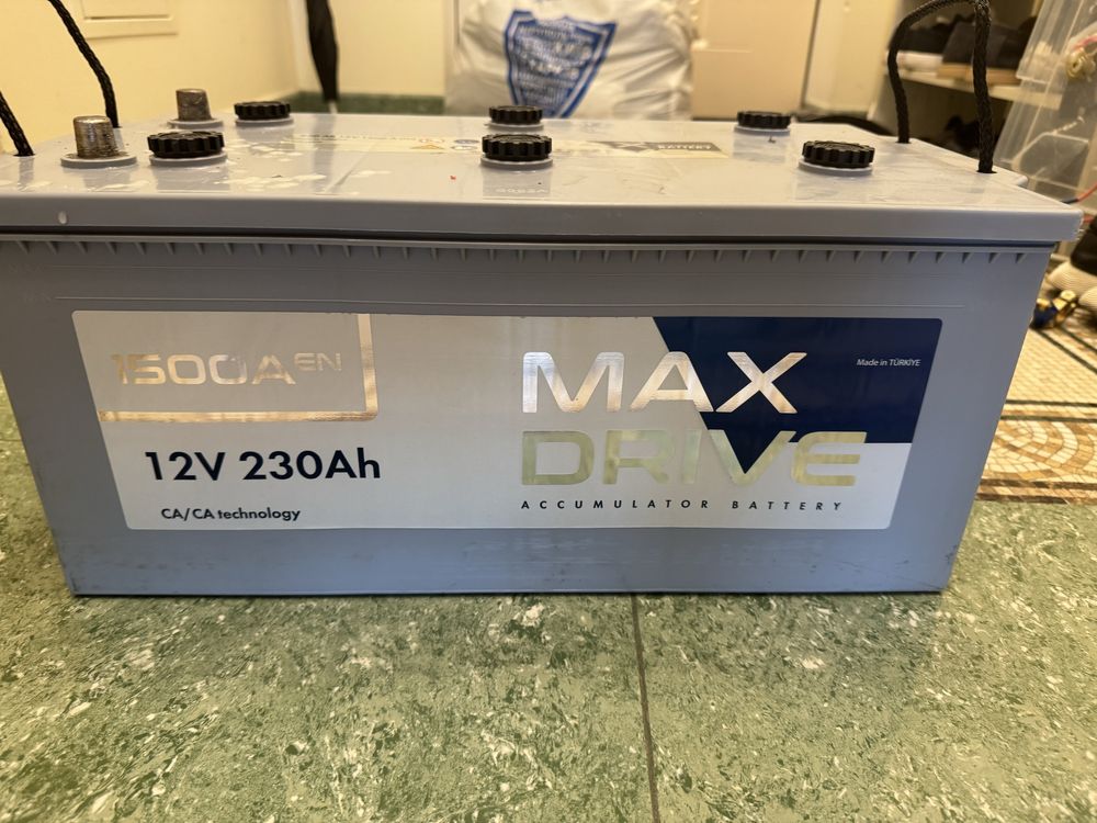 Автомобільний акумулятор Max Drive SMF 230 Ah (+/-) EN1500