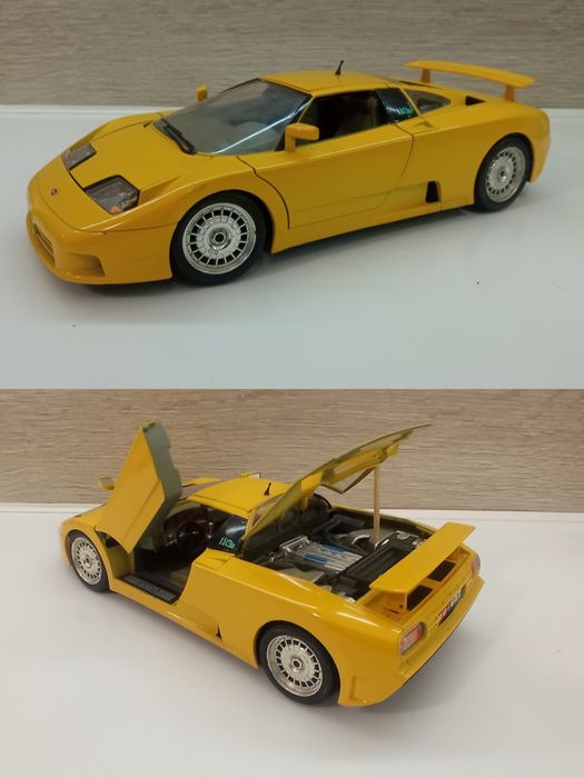 Моделі Bburago 1:18 Mercedes SSK Bugatti EB110 Jaguar E
