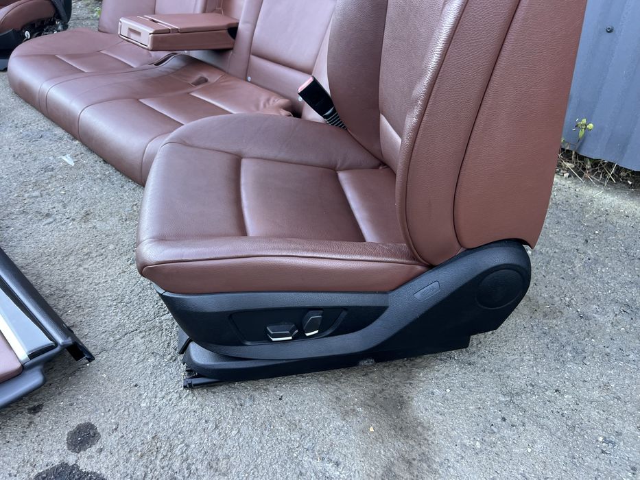 Салон bmw f10 коричнево-рудий монітори підігрів