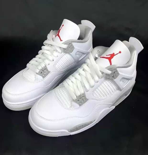 Nowe buty Nike_Jordan4_Retro_White_Oreo_Moda R.42
