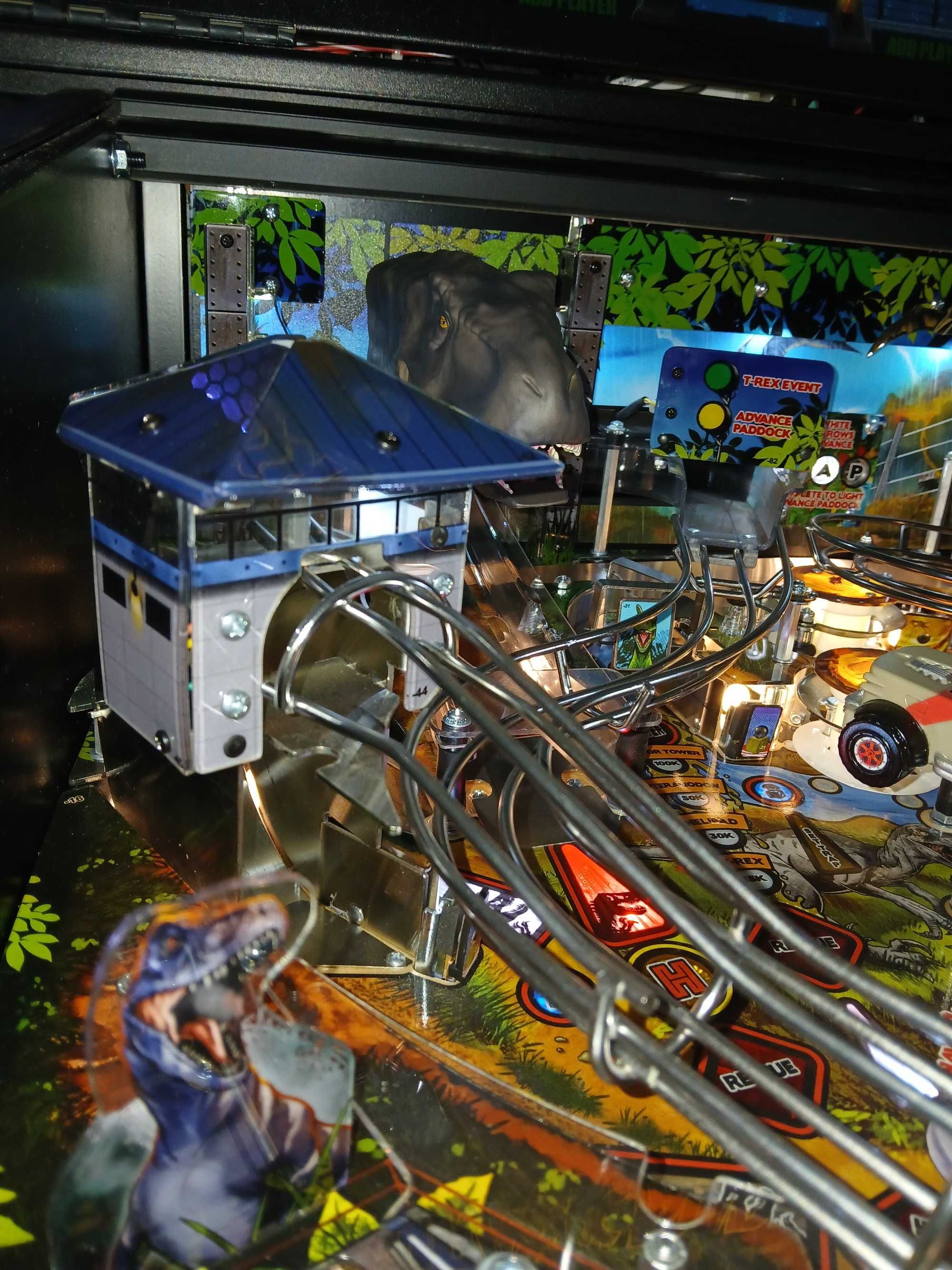 Flipper Fliper Pinball Jurassic Park Pro Jak Nowy