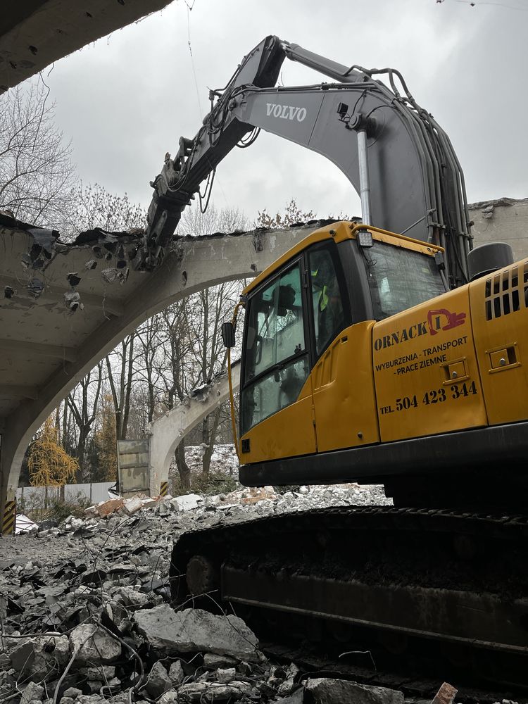 Koparki | Prace ziemne | wyburzenia |