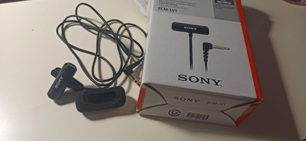 Nowy mikrofon krawatowy Sony ECM-LV1