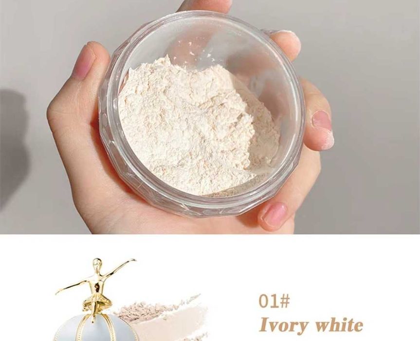 Минеральная пудра для лица матирует и скрывает недостатки. Балерина