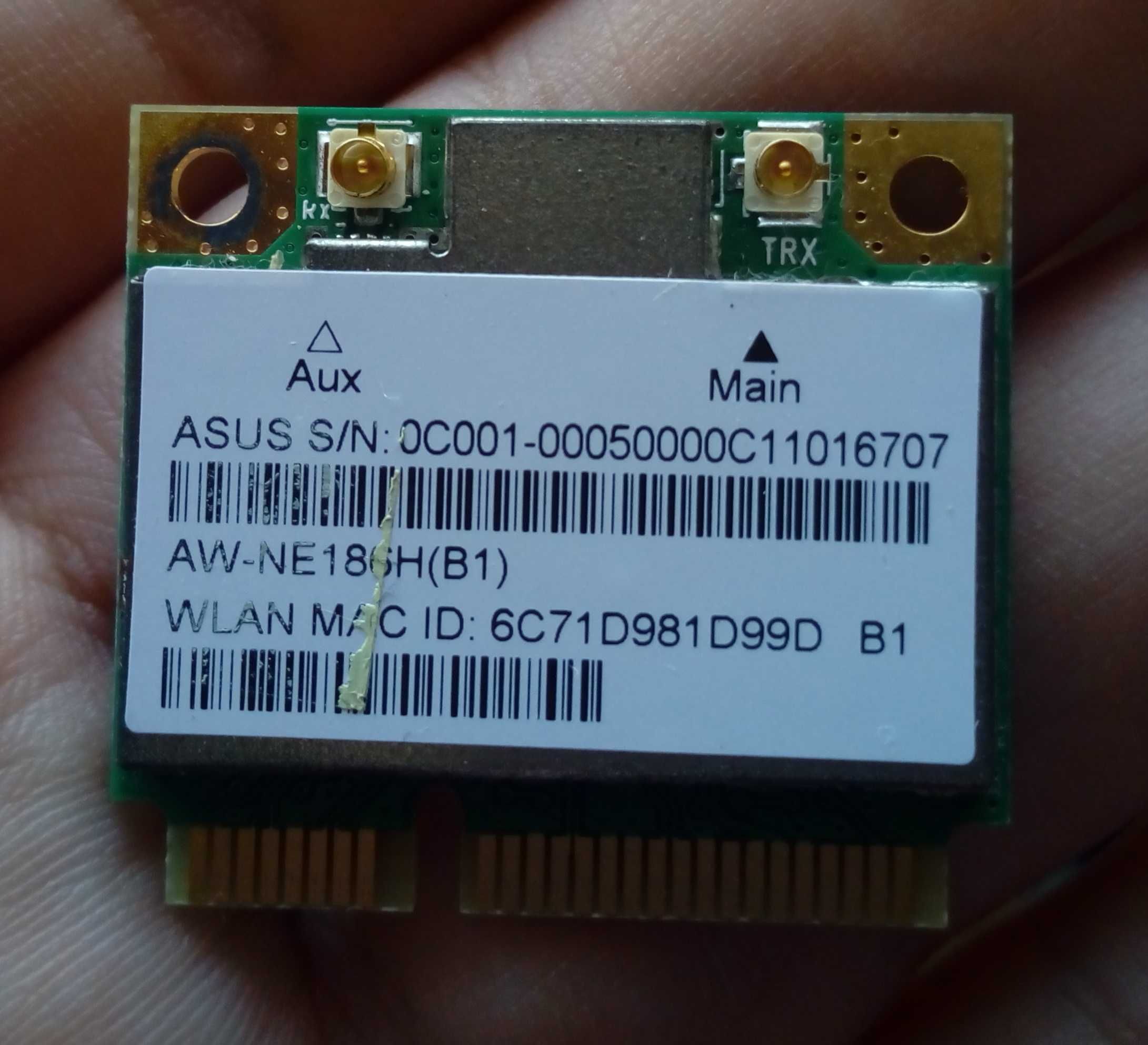 Placa wireless AzureWave AR5B125 B/G/N PCIe module