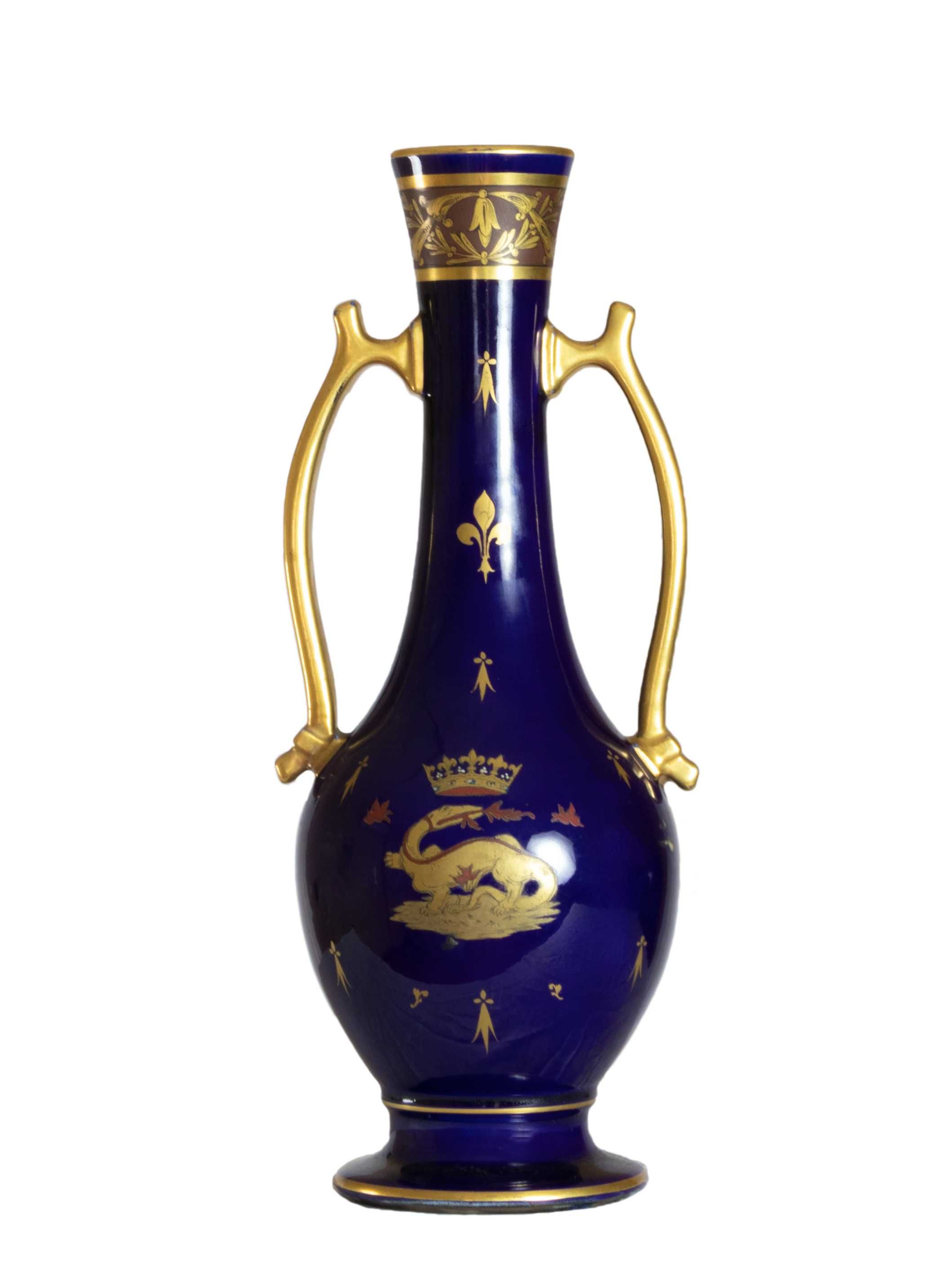 Jarra porcelana Limoges azul Château de Chambord | 1853