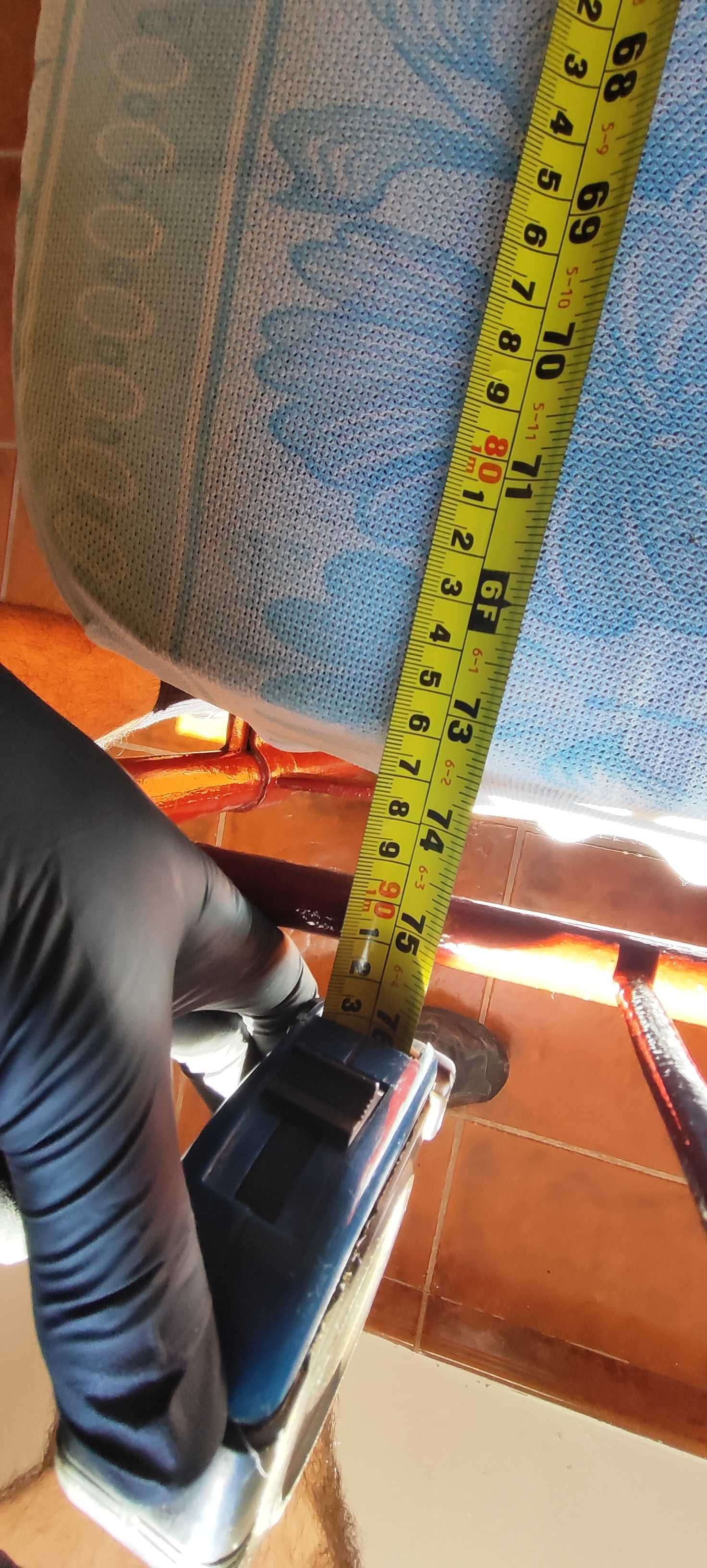 Cama de casal em ferro com colchão