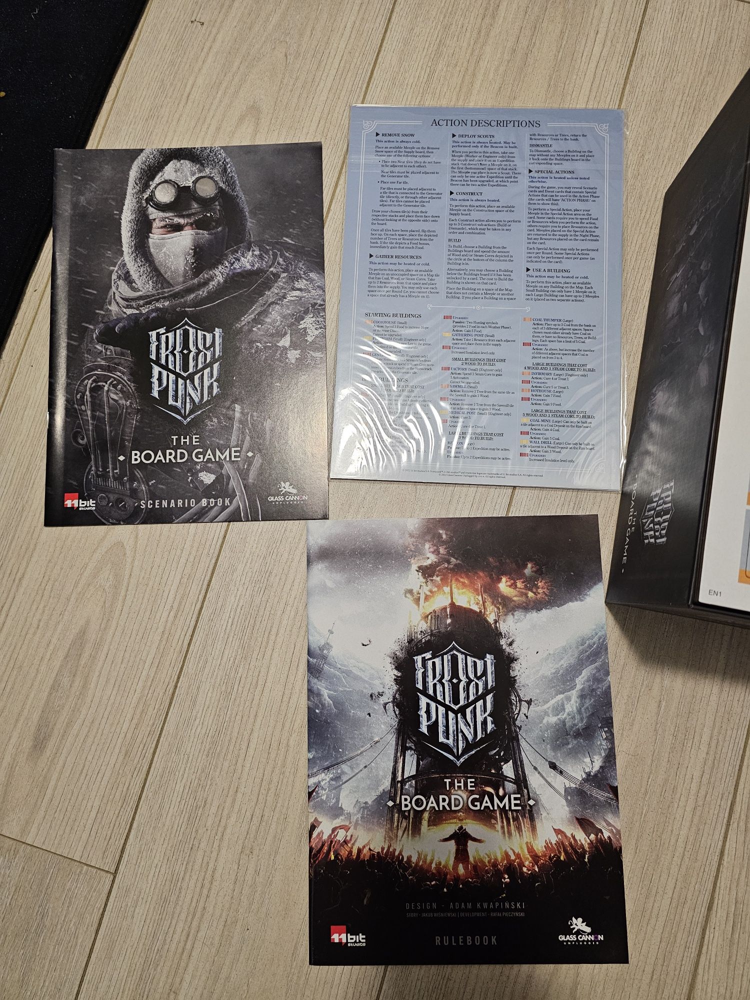 Gra planszowa Frostpunk (EN, pre-shaded) + Frostlander Expansion