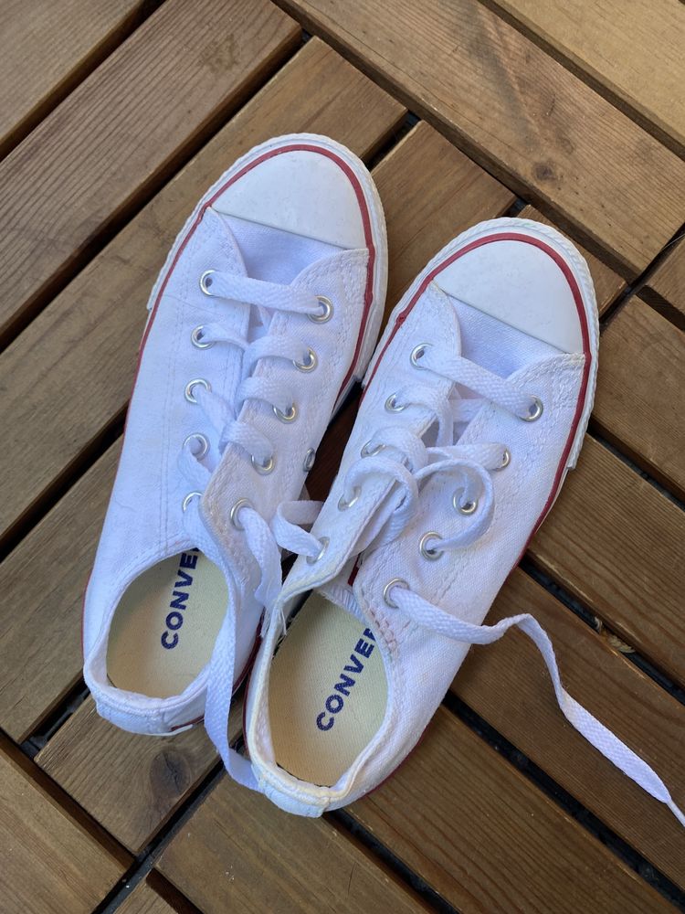 CONVERSE trampki białe rozm.31,5