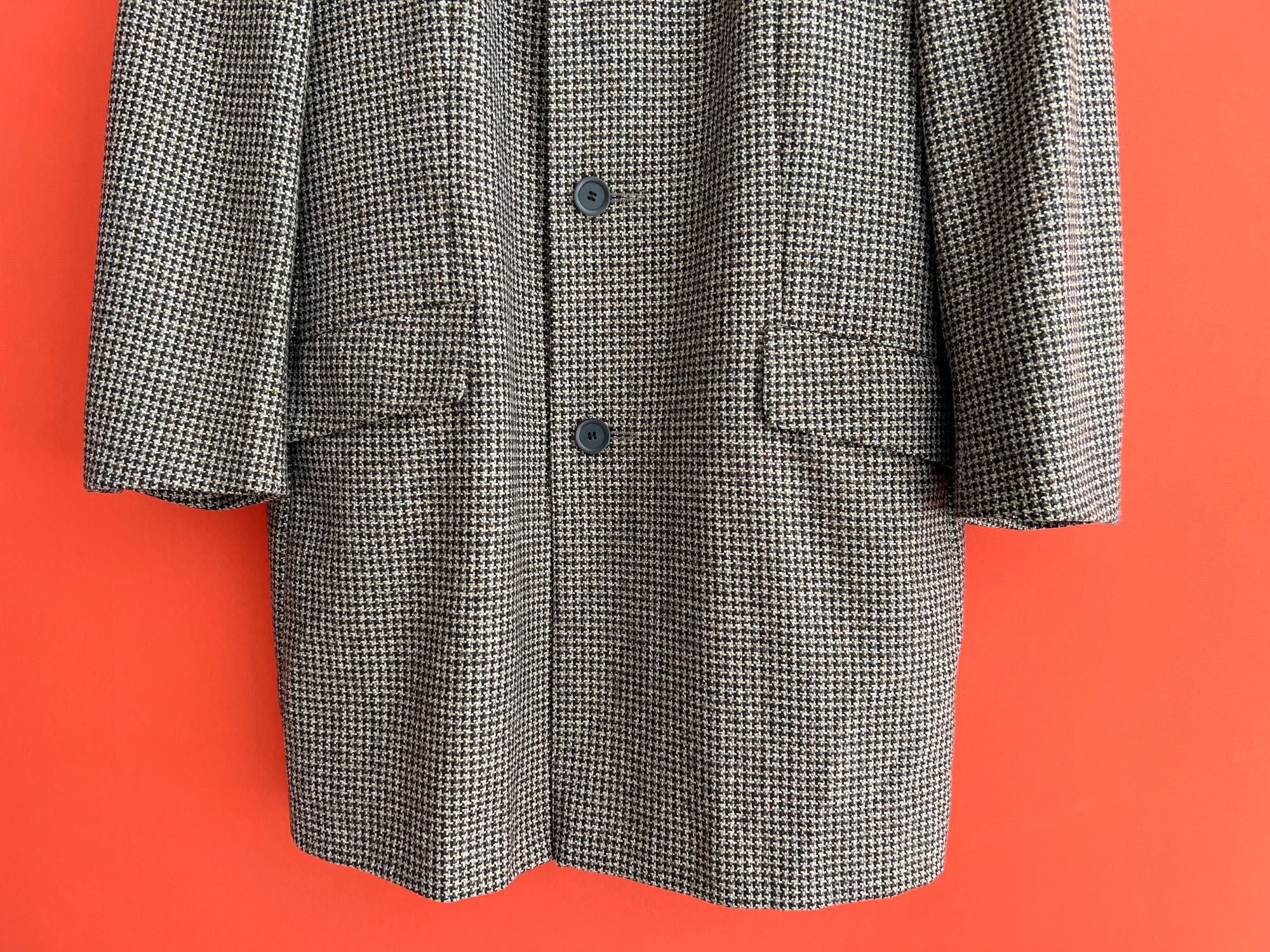 Eduard Dressler оригинал мужское шерстяное пальто размер XL XXL Б У