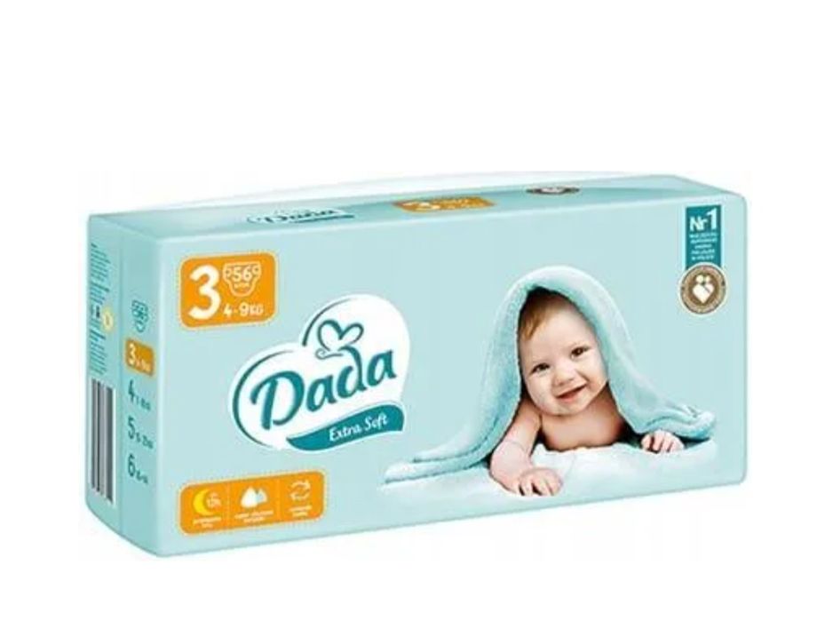 Pampersy Dada 3  cała paczka nowa