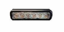 Lampa Stroboskopowa 18W pomarańczowa 6 LED 12/24V