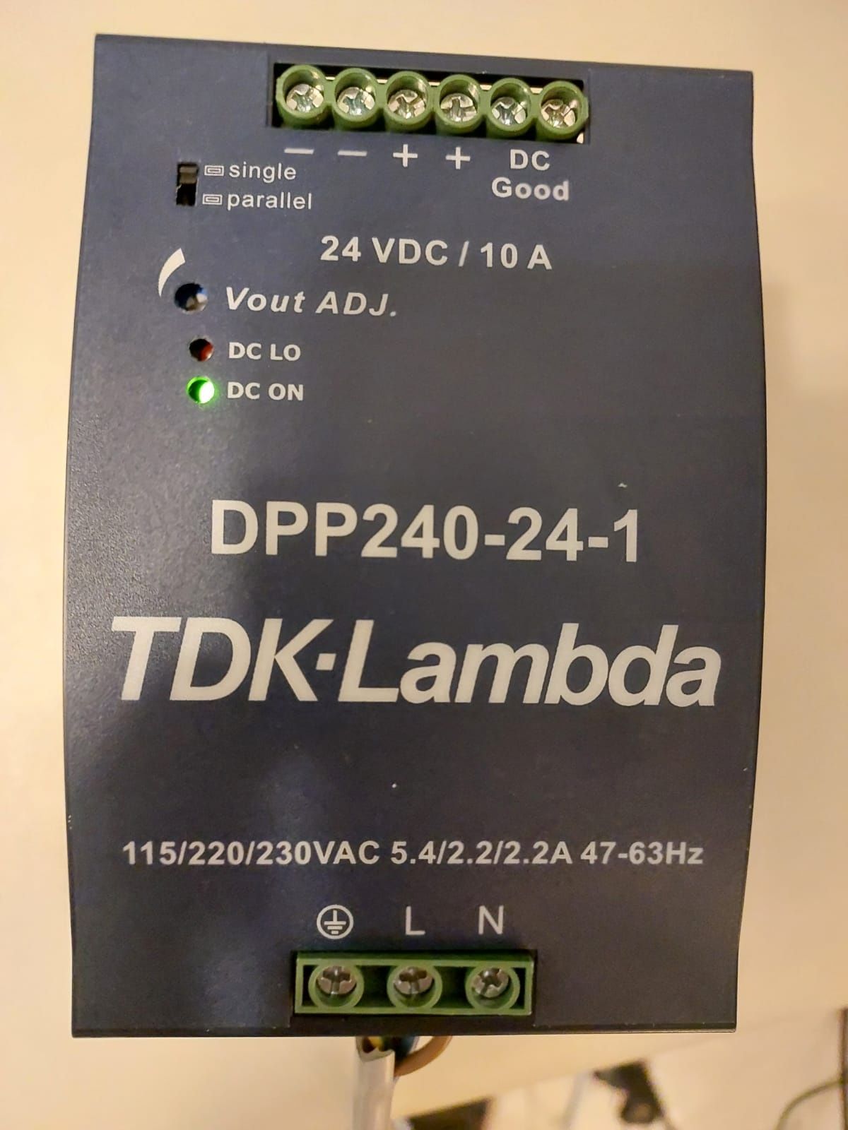 Zasilacz na szynę DIN TDK Lambda DPP240-24-1