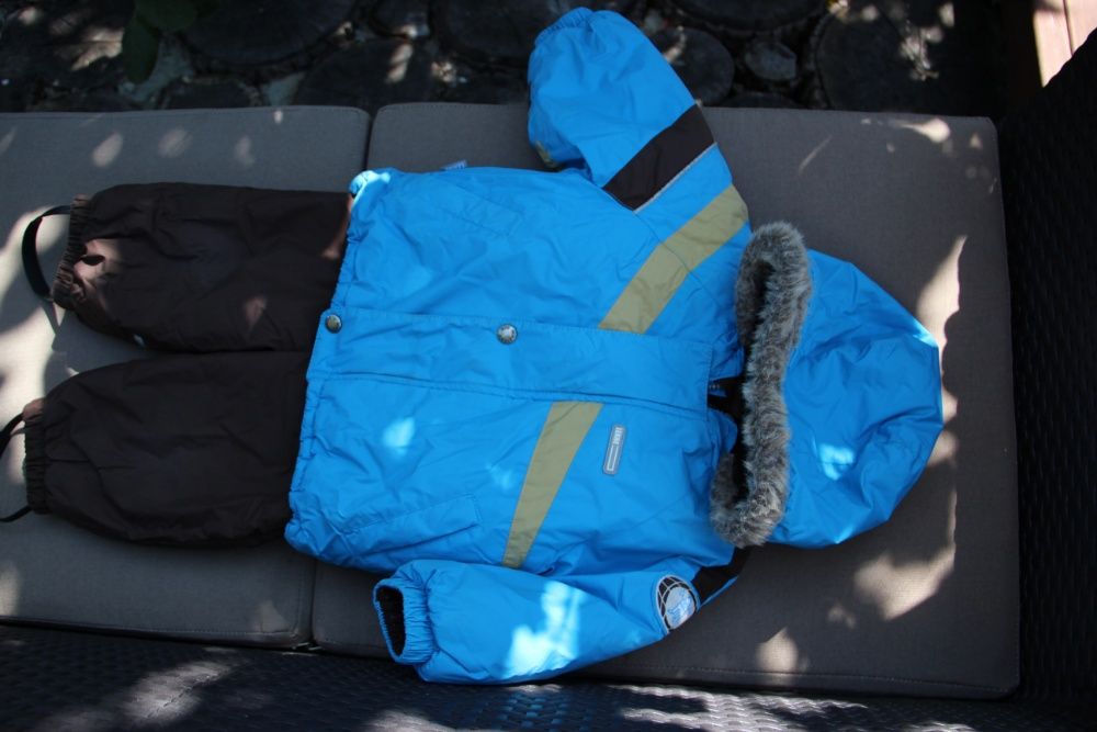 продам зим комбинезон+куртка Lenne, р 74 полномерный, 700 грн+ шапочк