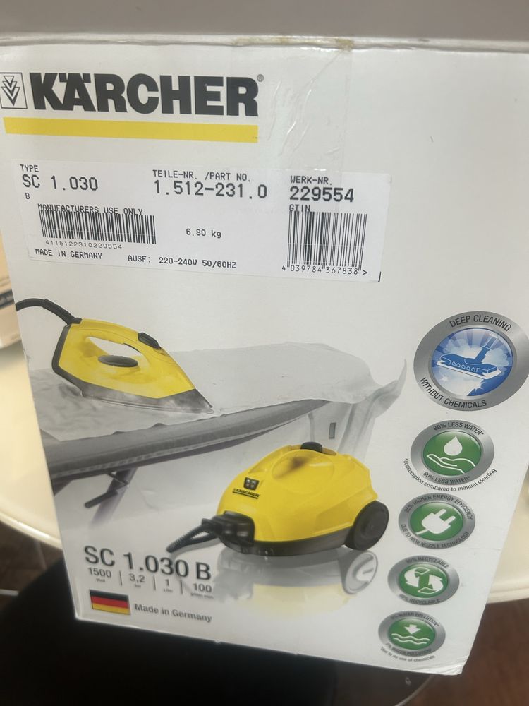 Parownica Karcher z zelazkiem