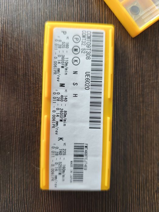 Płytki tokarskie MITSUBISHI CCMT09T308 CCMT09T304