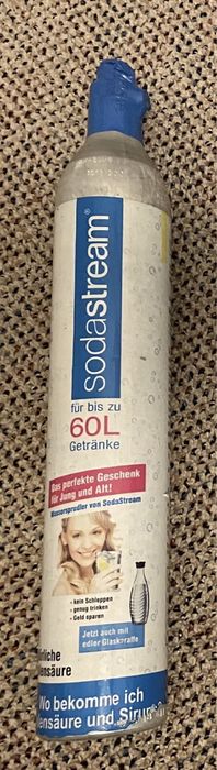 Pelna butla niebieska Sodastream