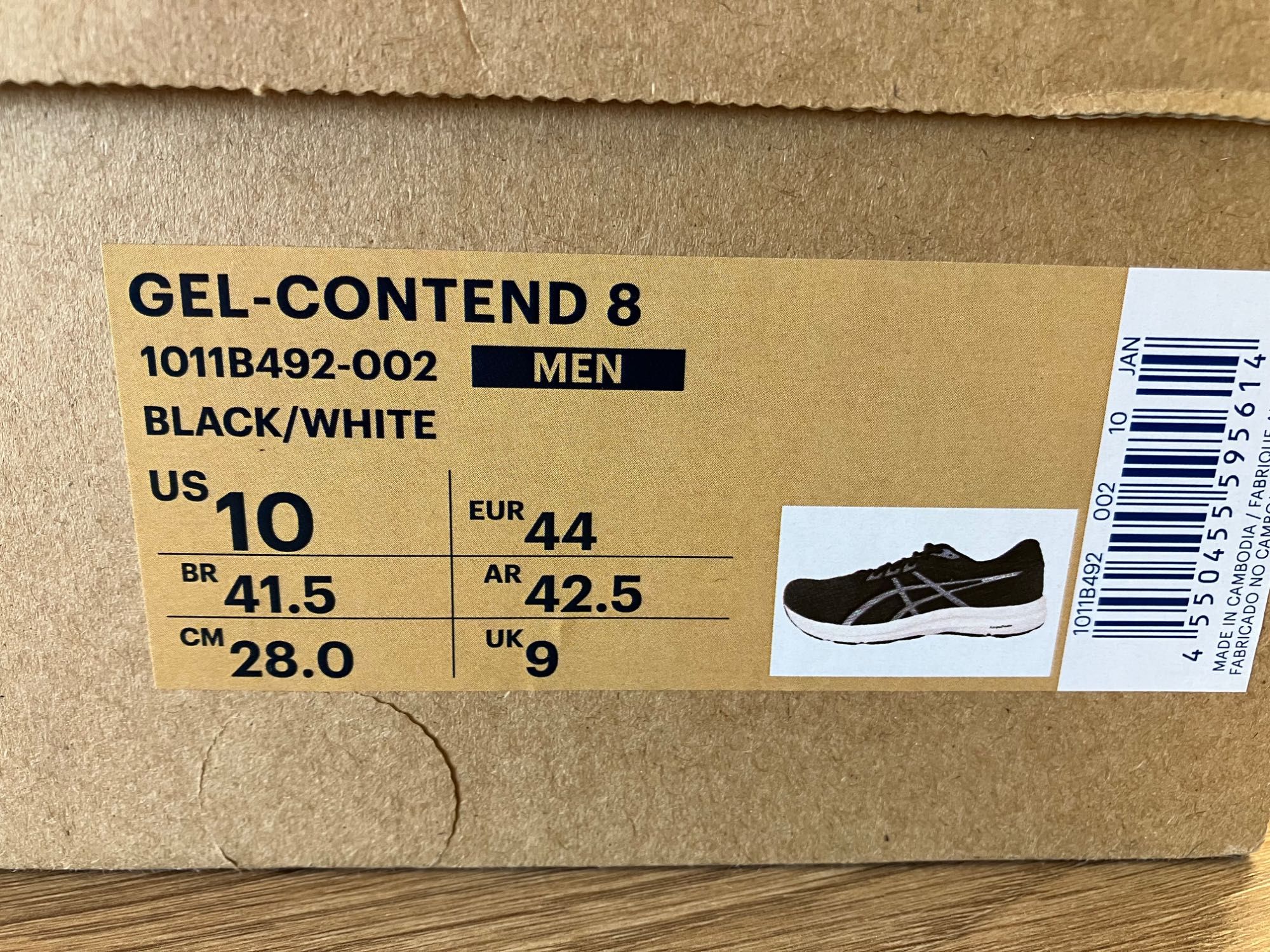 Asics Gel-contend 8 r.44