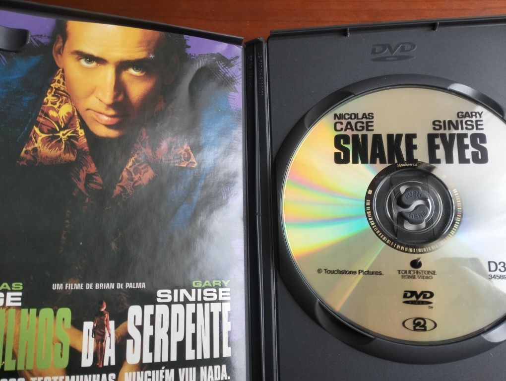 DVD Os Olhos da Serpente