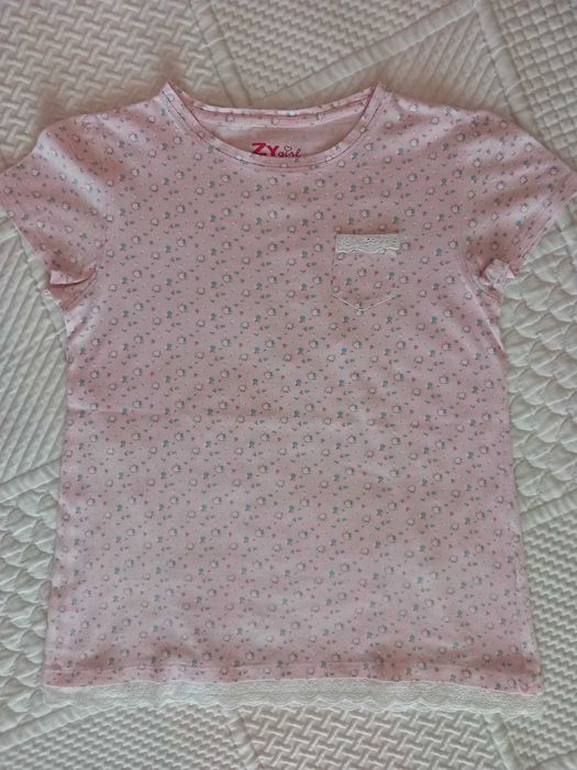 T-shirt zippy com bordado, tamanho 11/12 anos