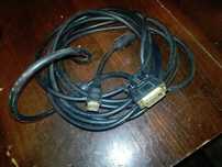 kabel do komputera i do telewizora do karty graficznej używany