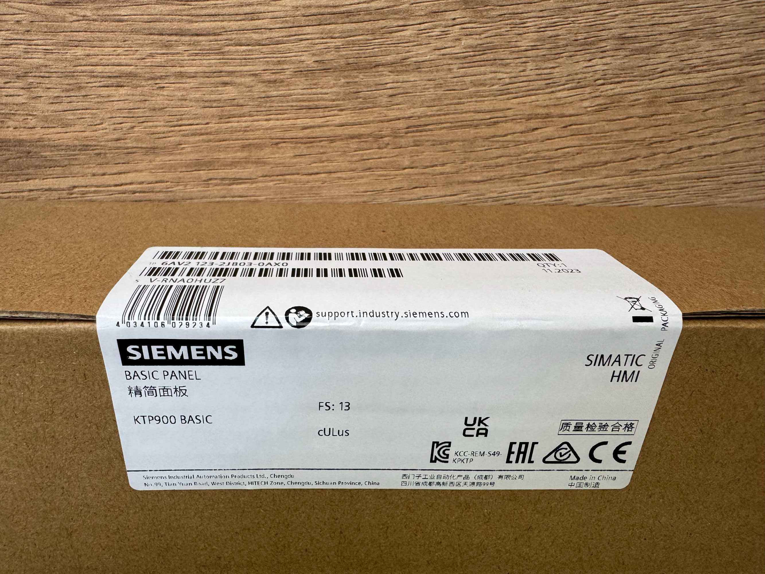 Siemens HMI 6AV2123-2JB03-0AX0