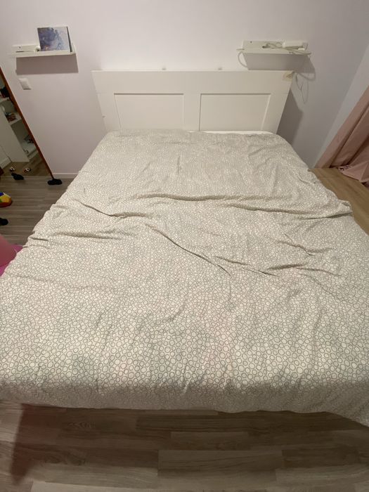Cama 160x200 com cabeceira BRIMES IKEA