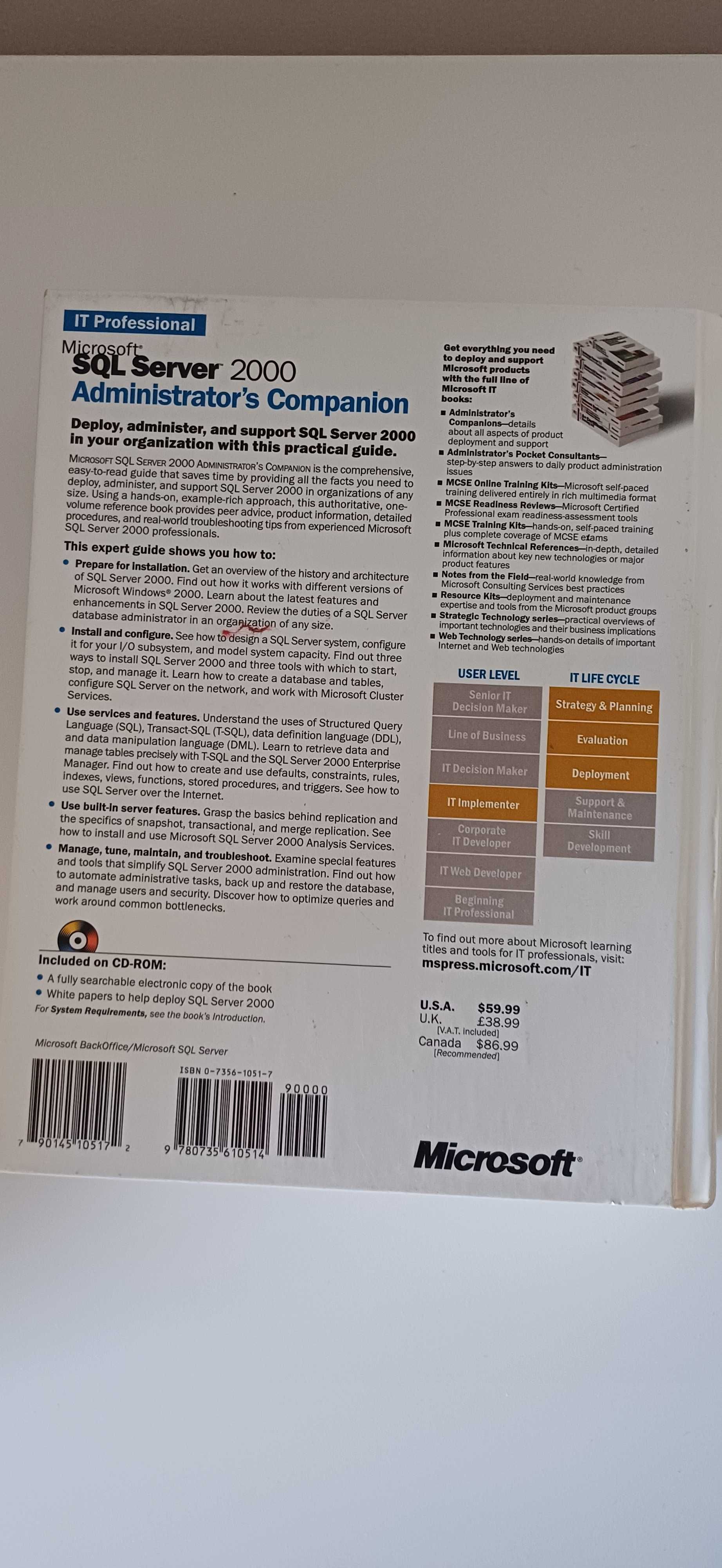 SQL Server 2000 – Administrator's Companion