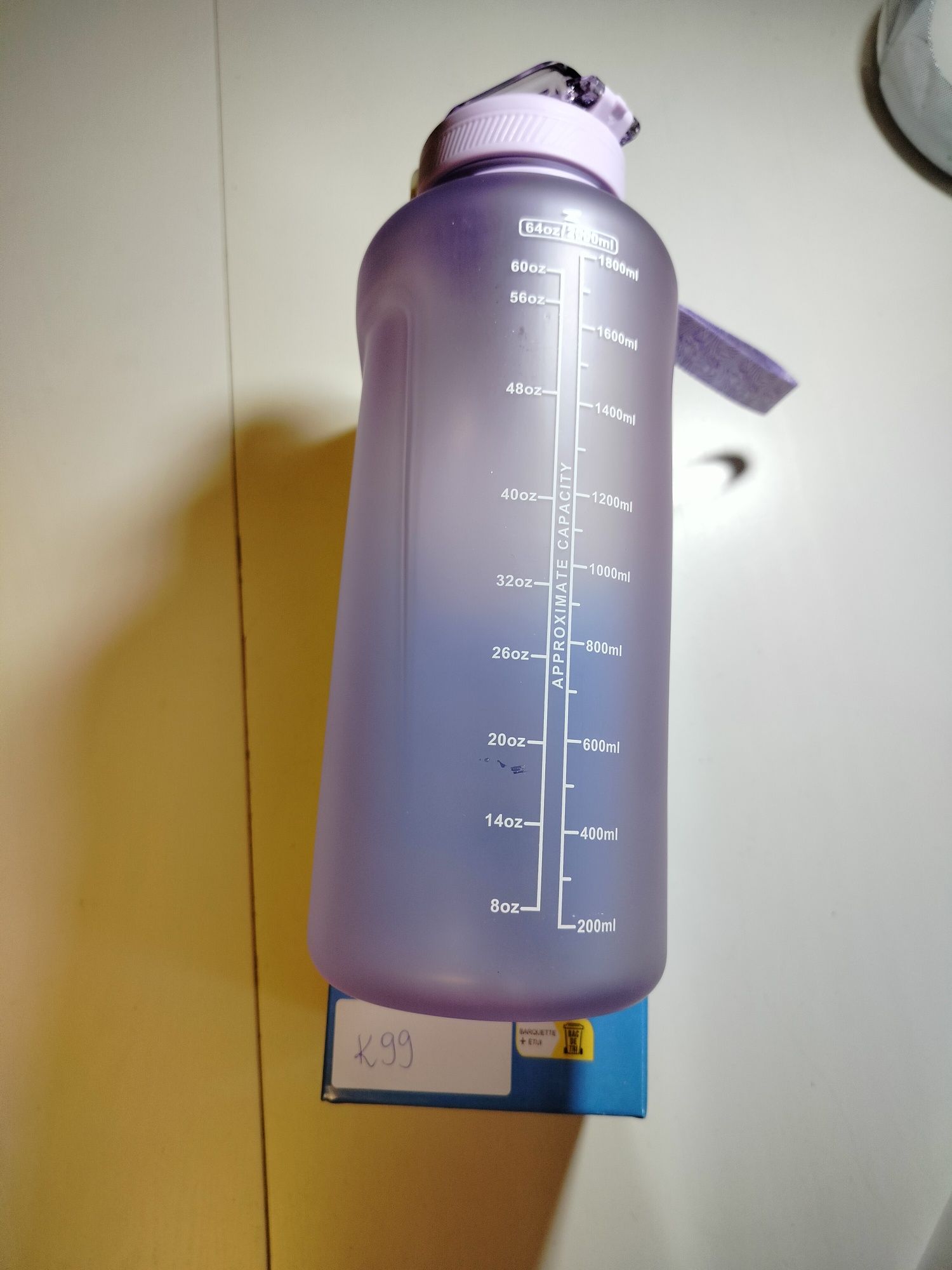 Motywacyjny bidon na wodę butelka na wodę K99
