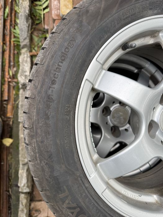 Б/У ЛІТНІ ШИНИ UNIROYAL RAINSPORT 5 205/55 R16 91 V та диски 4 108 16