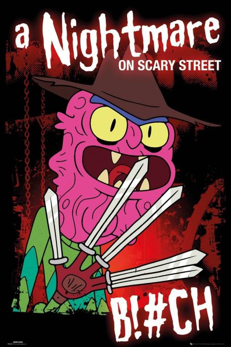 Posters novos Rick and Morty Scary Terry