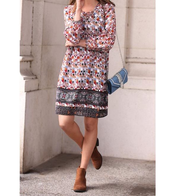 Vestido Boho Estampado